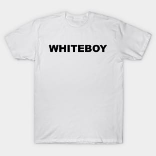 Whiteboy :: Retro 90s Heavy Metal Design T-Shirt